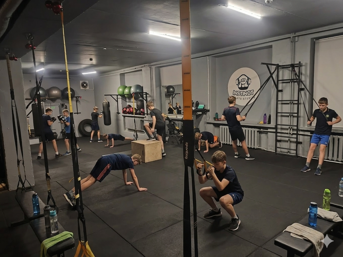 Moksleivių Circuit treniruotė INSTINCT studijoje 1