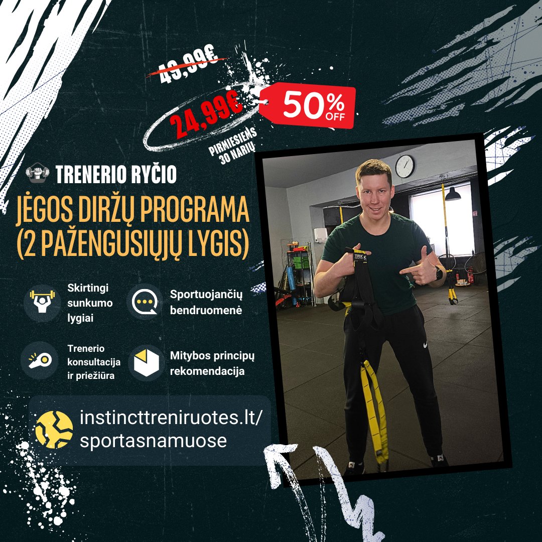 Treneris Rytis – Jėgos diržų programa